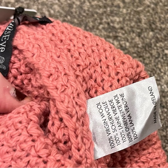 Aran Crafts Coral Knit Beanie - Picture 2 of 5